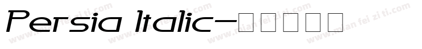 Persia Italic字体转换